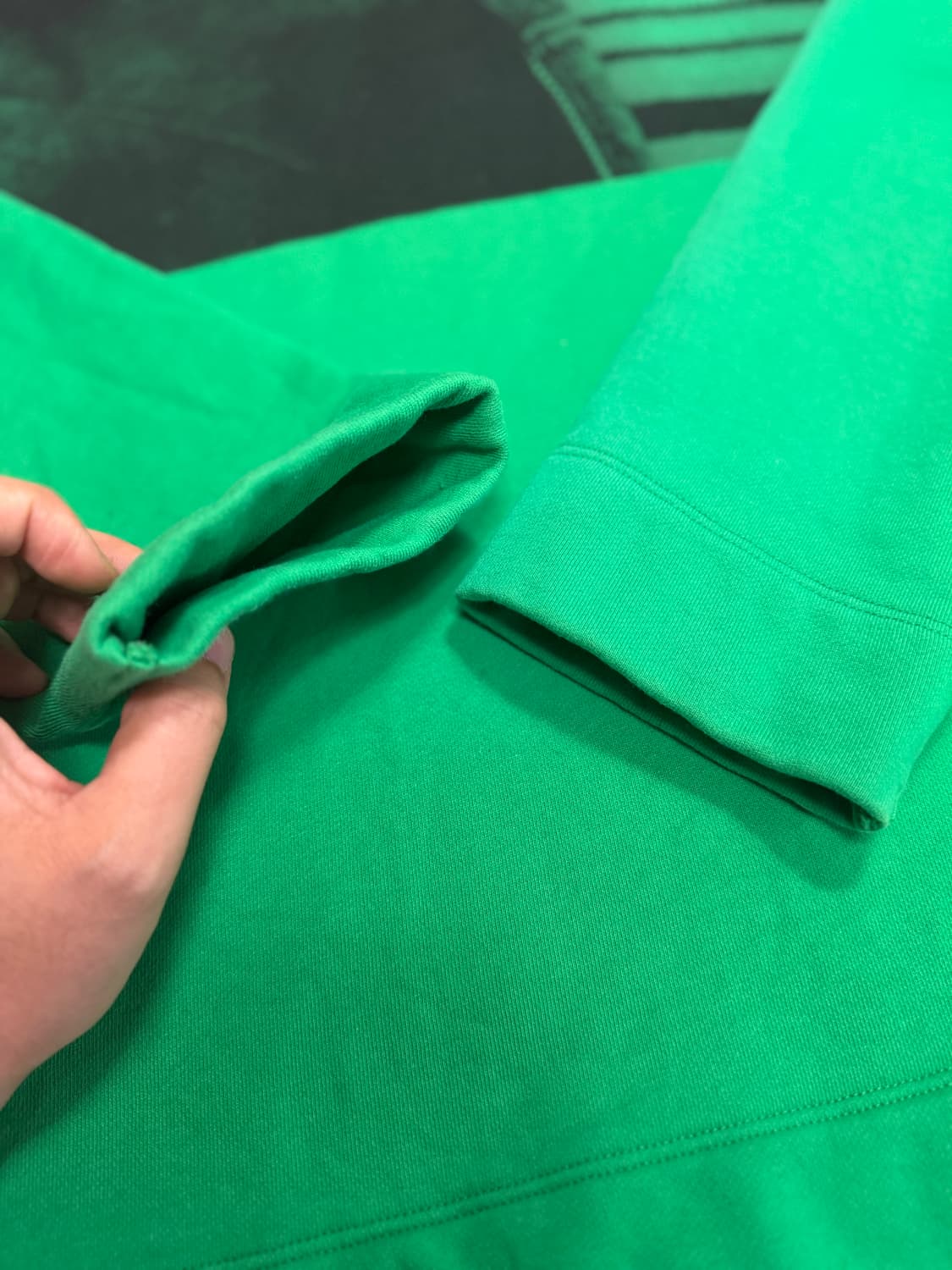 라프시몬스 프레드페리 콜라보 그린 폴로셔츠 상품이미지7