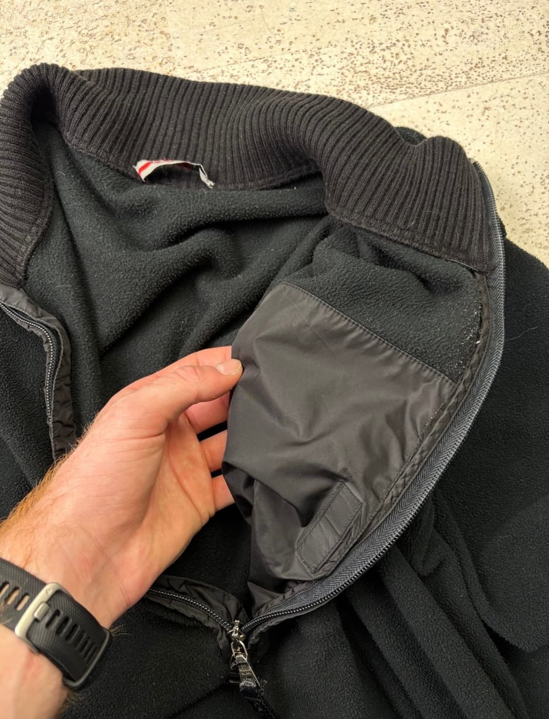 프라다 스포츠 반집업 플리스 상품이미지4