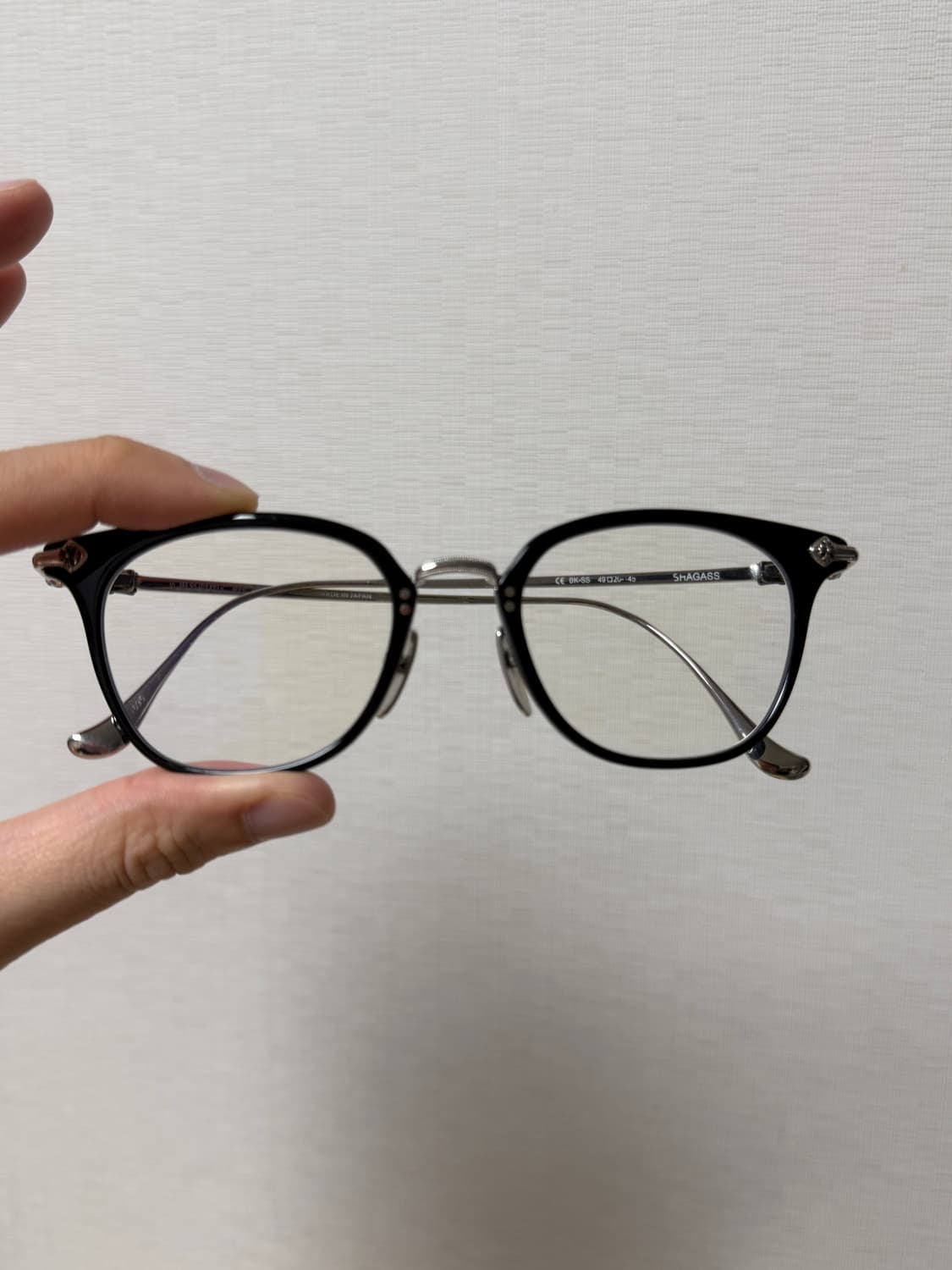 크롬하츠 샤가스 SHAGASS 블랙실버 49 사이즈 (레어 단종) 상품이미지2