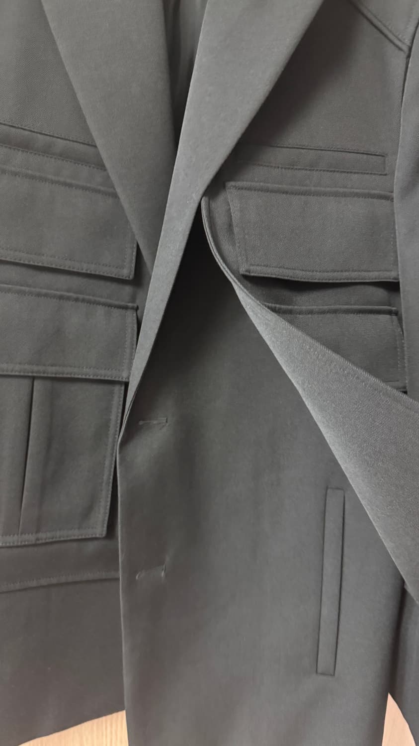 준지 /21fw 탄창 베스트 레이어드 블레이저 자켓/46 상품이미지5