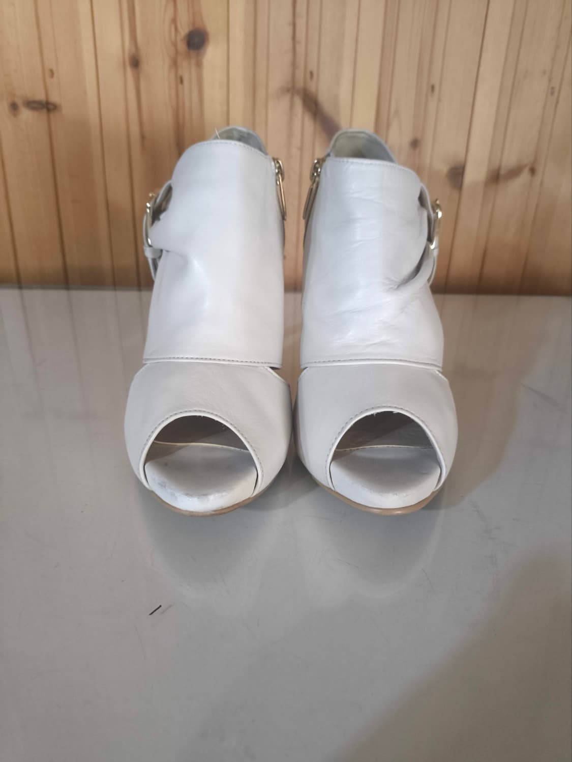 235mm 닥스 오픈토 부티 힐 구두 9cm 상품이미지3
