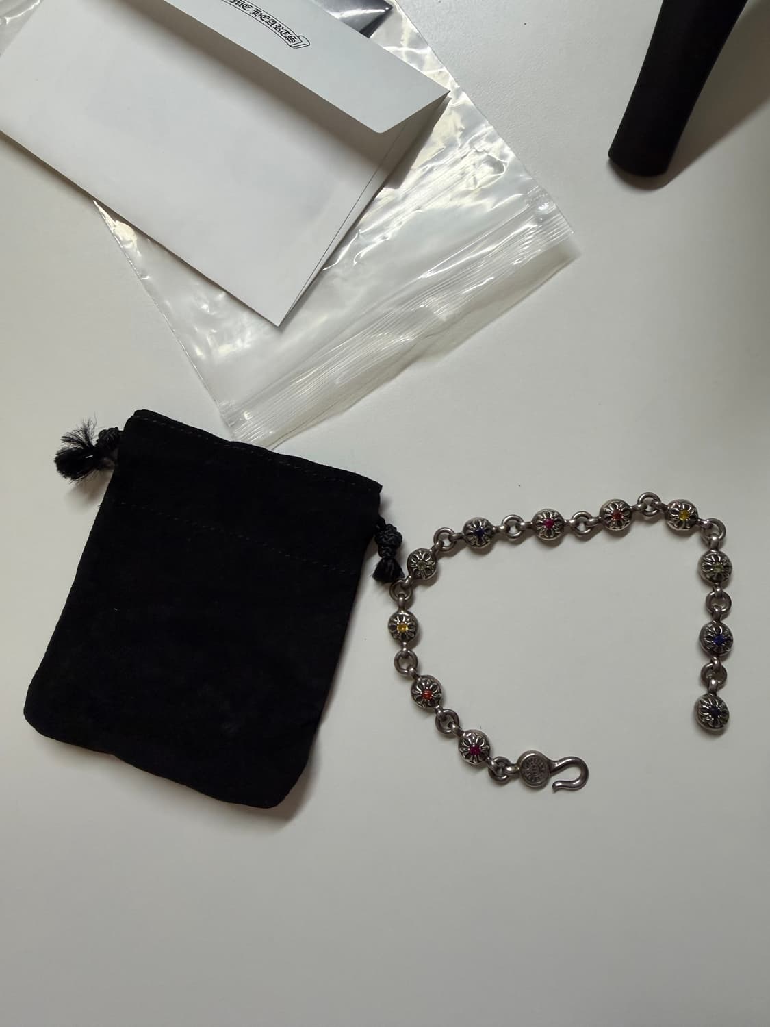 크롬하츠 크로스볼 멀티보석 팔찌 상품이미지4