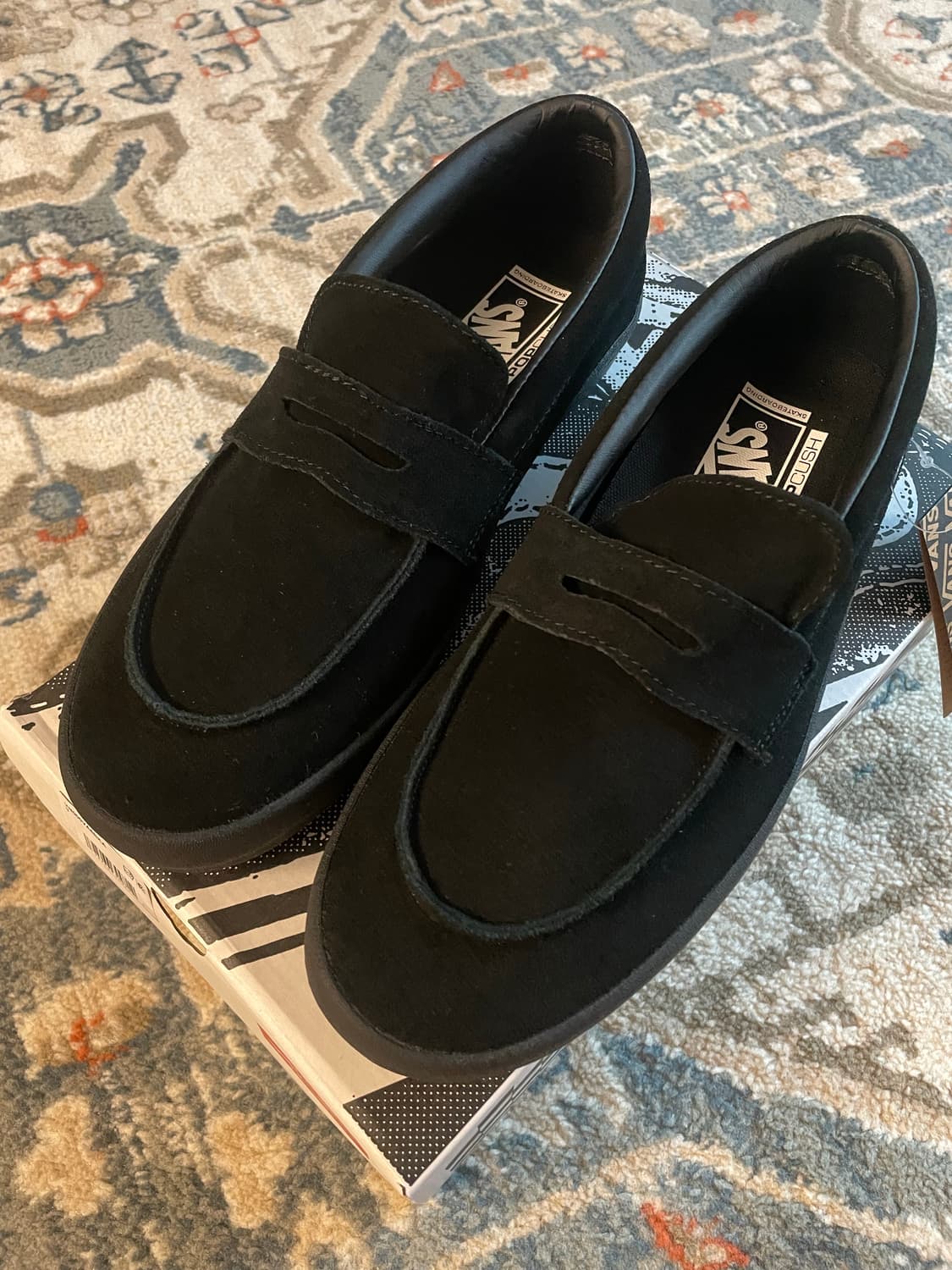 반스 스케이트 로퍼 스웨이드 블랙(새제품,270) 상품이미지3