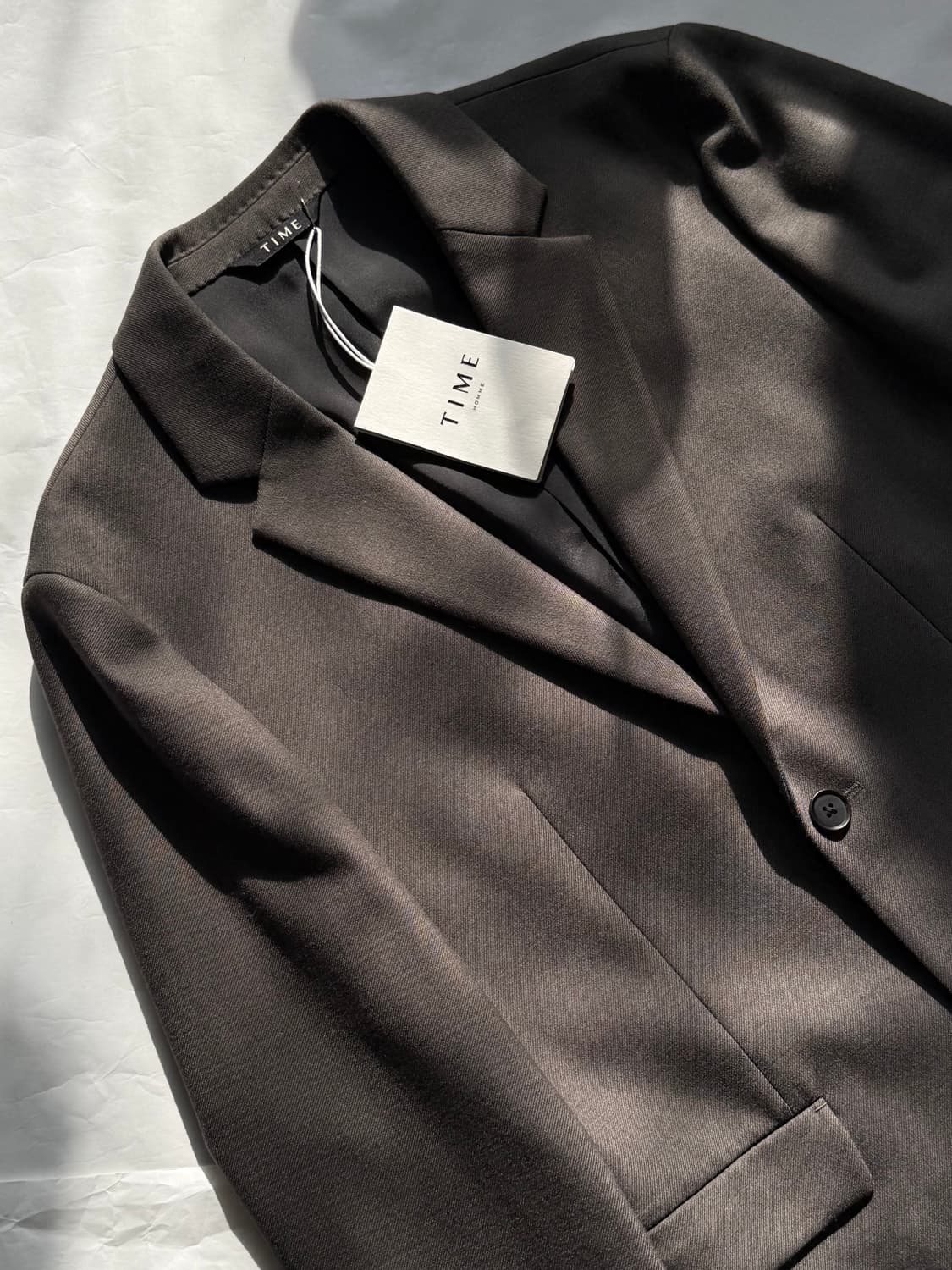 (새상품)타임 옴므 2버튼 울 자켓 95 상품이미지1