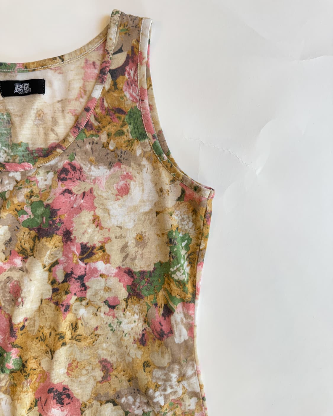 Floral Print Sleeveless Top 상품이미지2