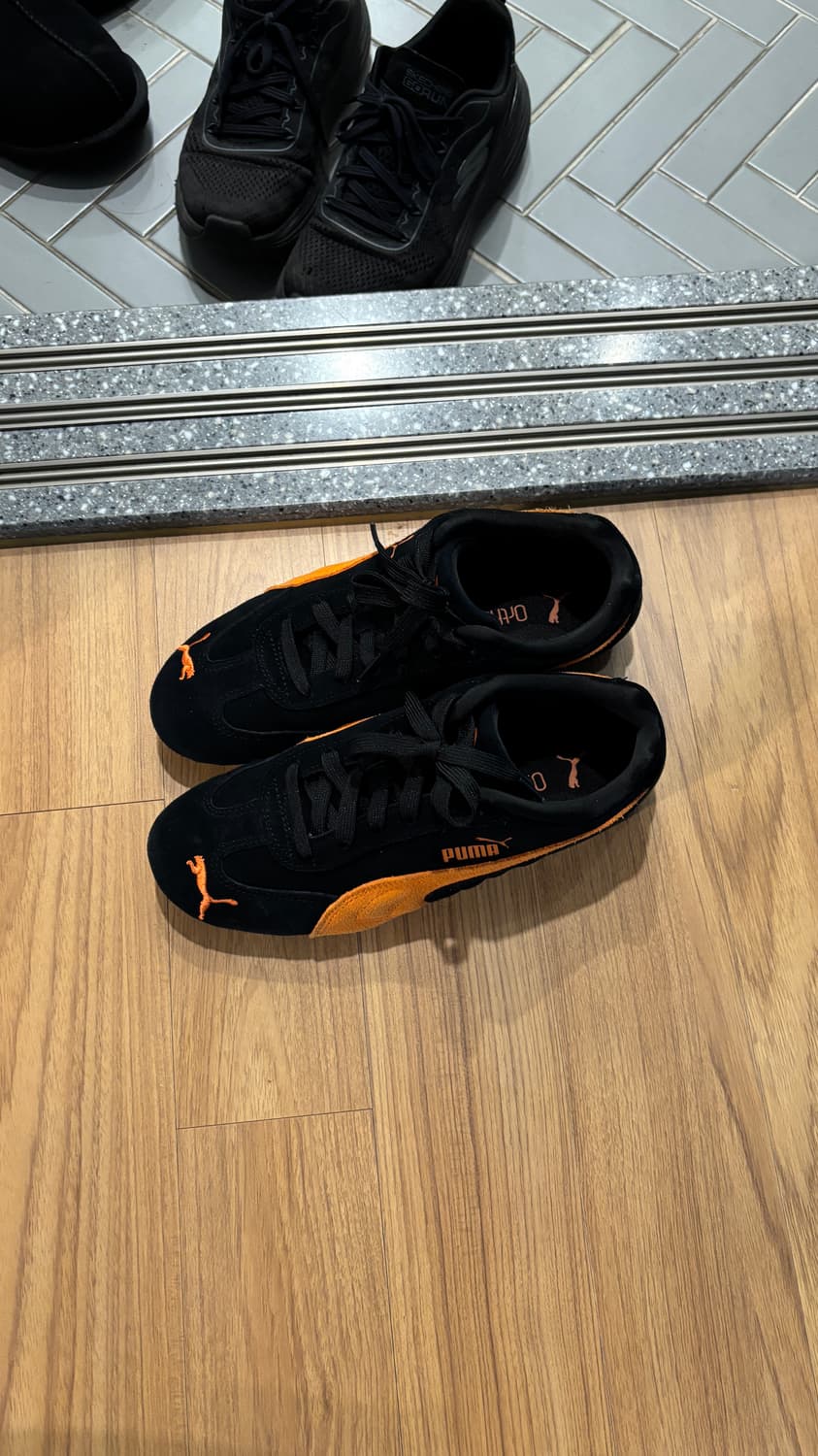 푸마 스피드캣 블랙 오렌지 240mm 상품이미지2