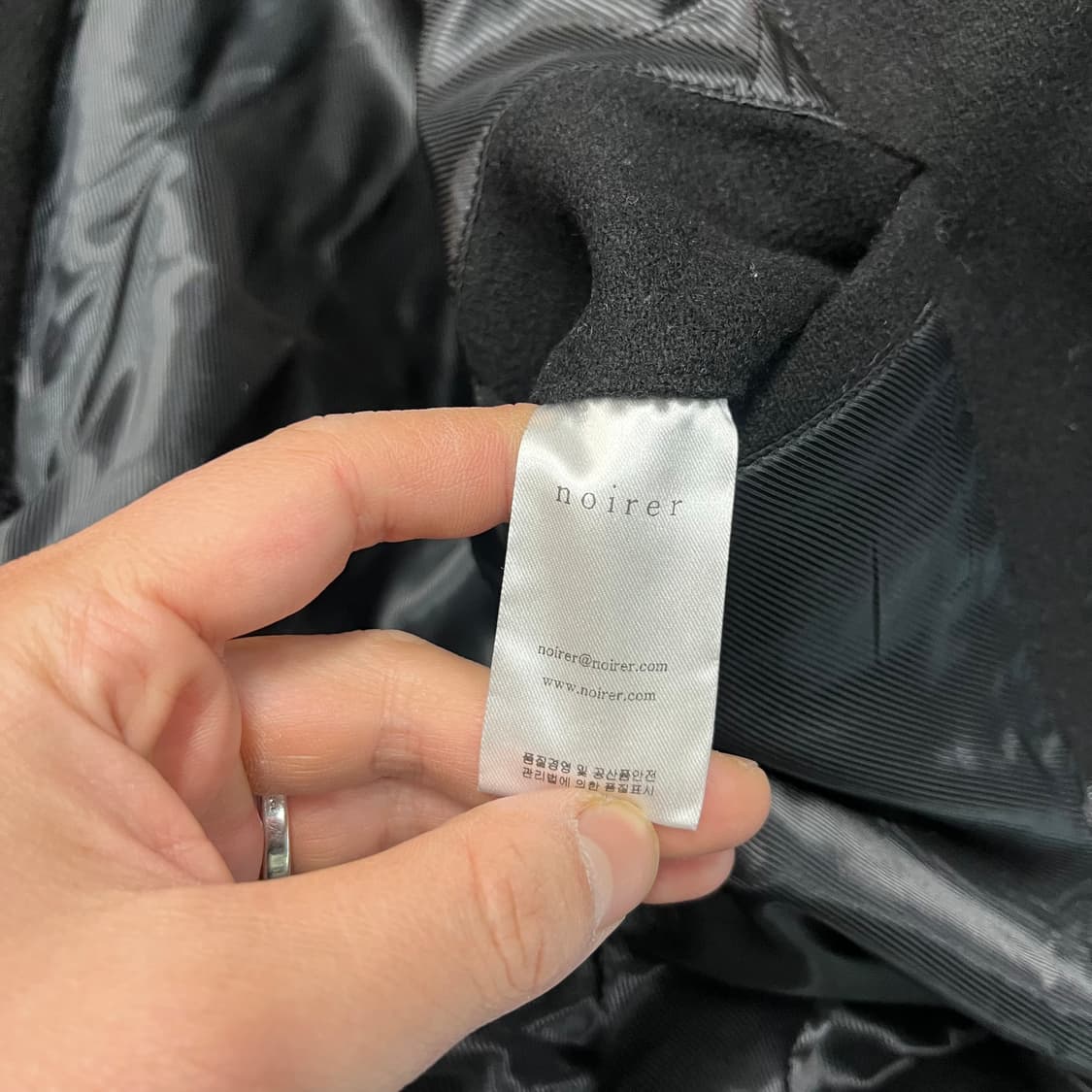 노이어 더블 브레스트 코트 상품이미지6