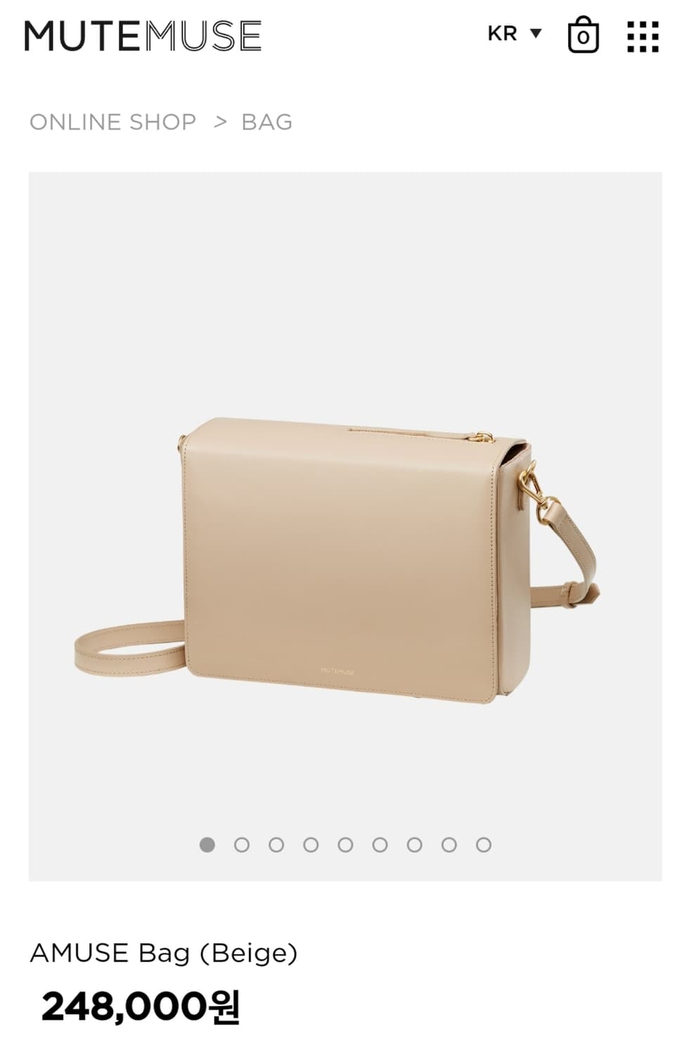 뮤트뮤즈 어뮤즈 사각 크로스백 상품이미지2