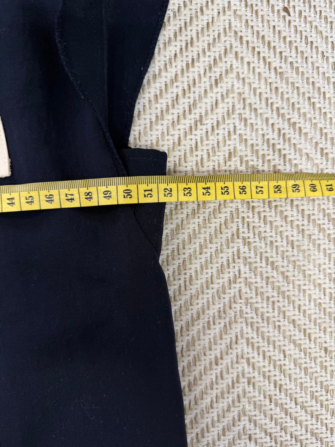 정품) TIME 한섬 네이비 카라 반팔 원피스 82 F 상품이미지9