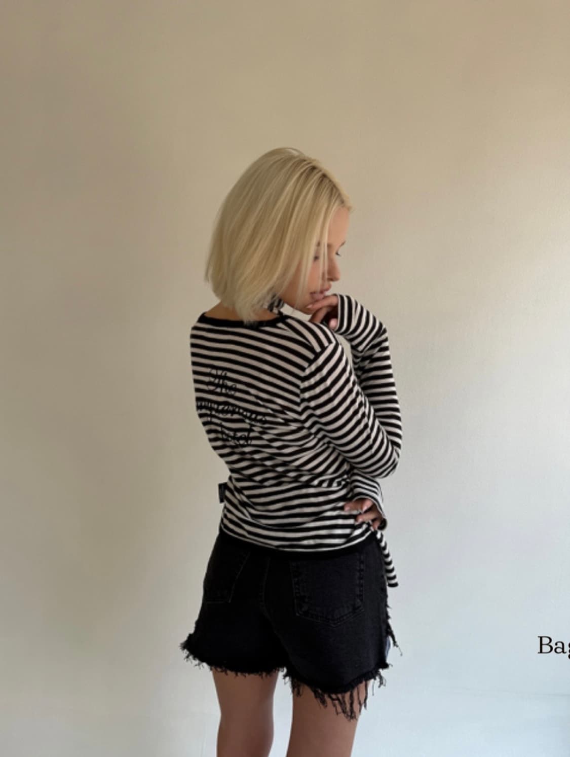 더미스테어스호텔 스트라이프 가디건 세트 상품이미지4