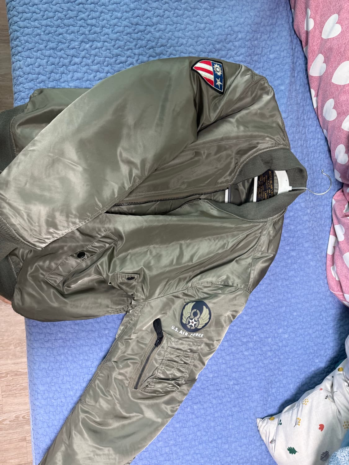 U.S ARMY Ma-1 플라이트 자켓 Large 상품이미지1