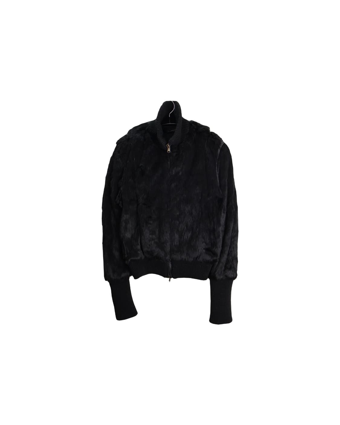 Atos Lombardini Black Rabbit Fur Jackets 상품이미지4