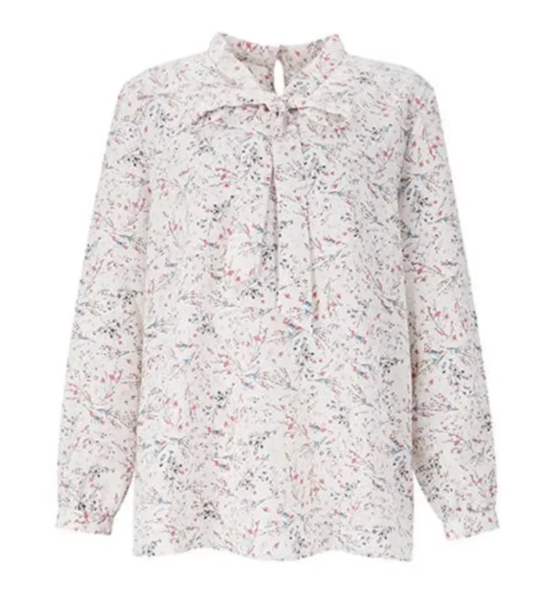 급처새상품!SOUP숲 러블리리본블라우스 레니본st오브제st쟈니헤잇재즈st 상품이미지1