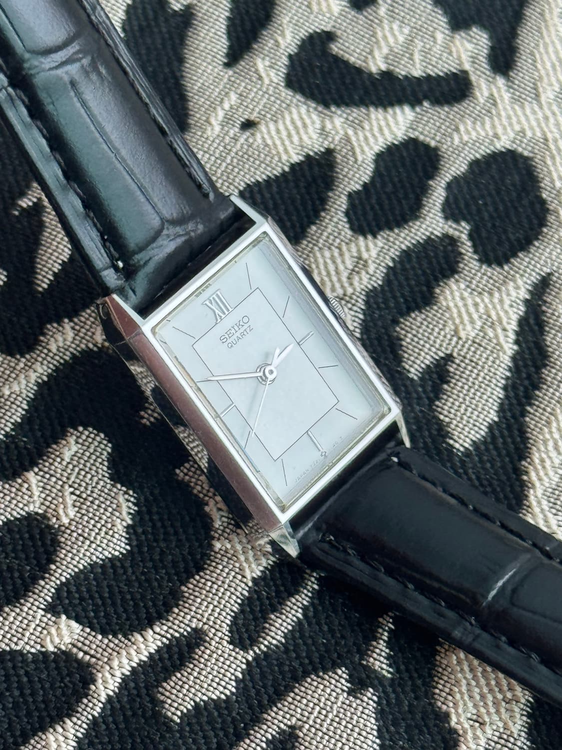 80s 빈티지 세이코 탱크 쿼츠 레이디스 상품이미지4