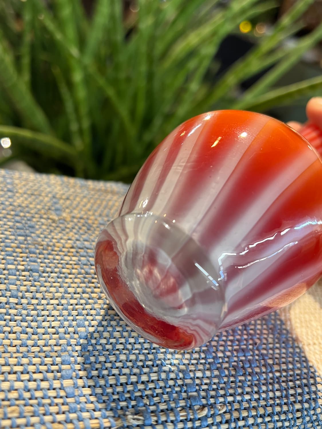 50s Lauscha Bimini Salmon Red Bud Vase 상품이미지9