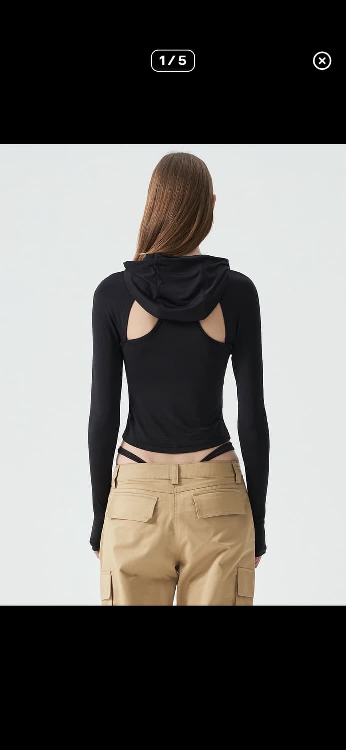 *해외출국으로 판매중단예정* 동령 HOODED JERSEY TOP저지탑 상품이미지1