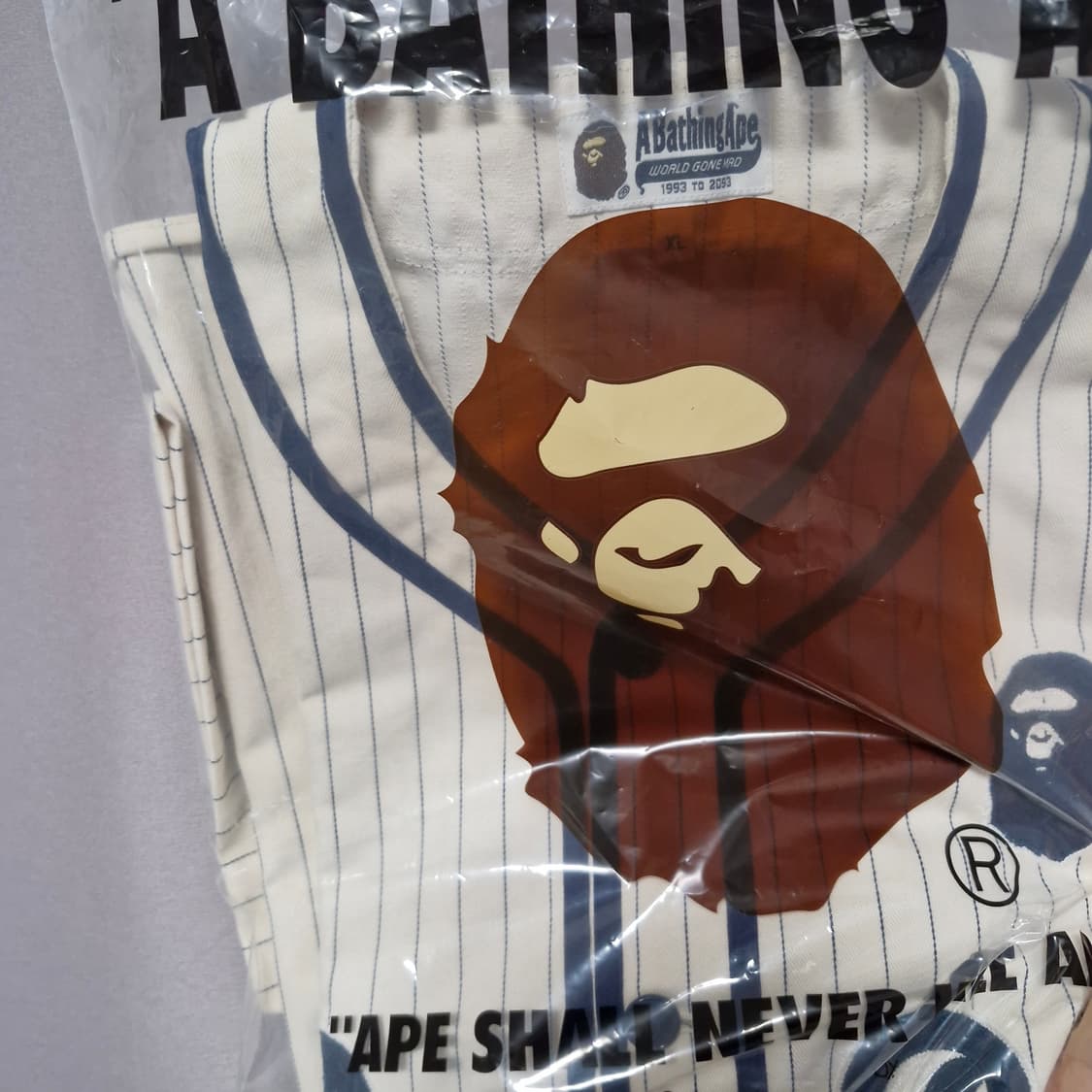 베이프 베이스볼 셔츠 상품이미지9