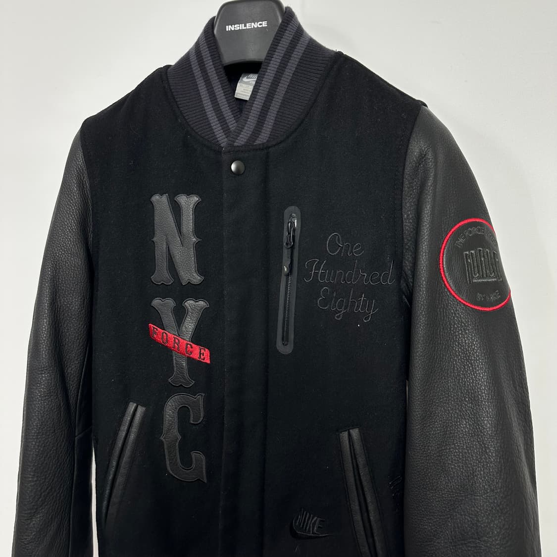 나이키 NYC 포스 바시티 디스트로이어 자켓 블랙 상품이미지3