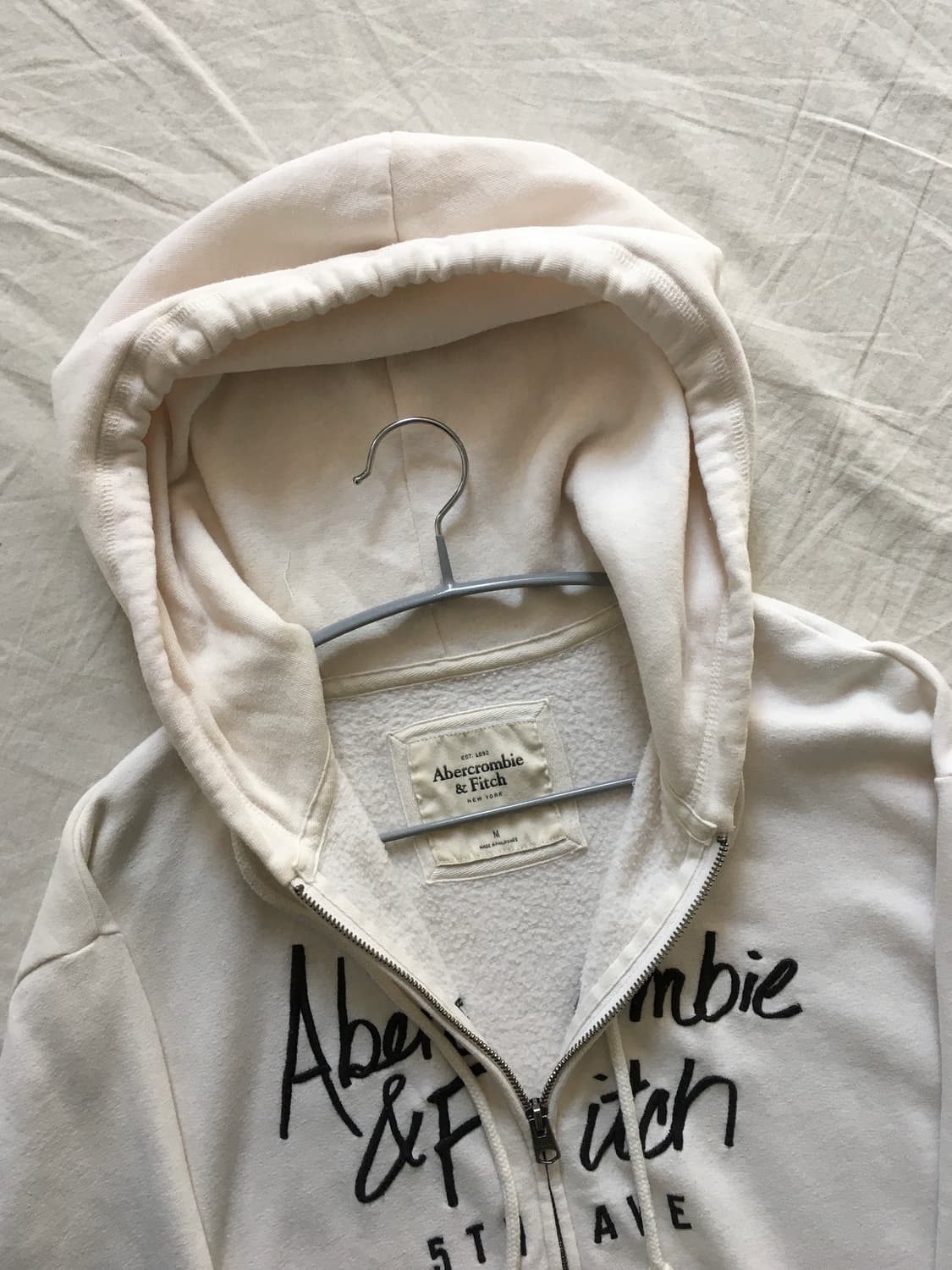 아베크롬비 자수 로고 후드집업 상품이미지4