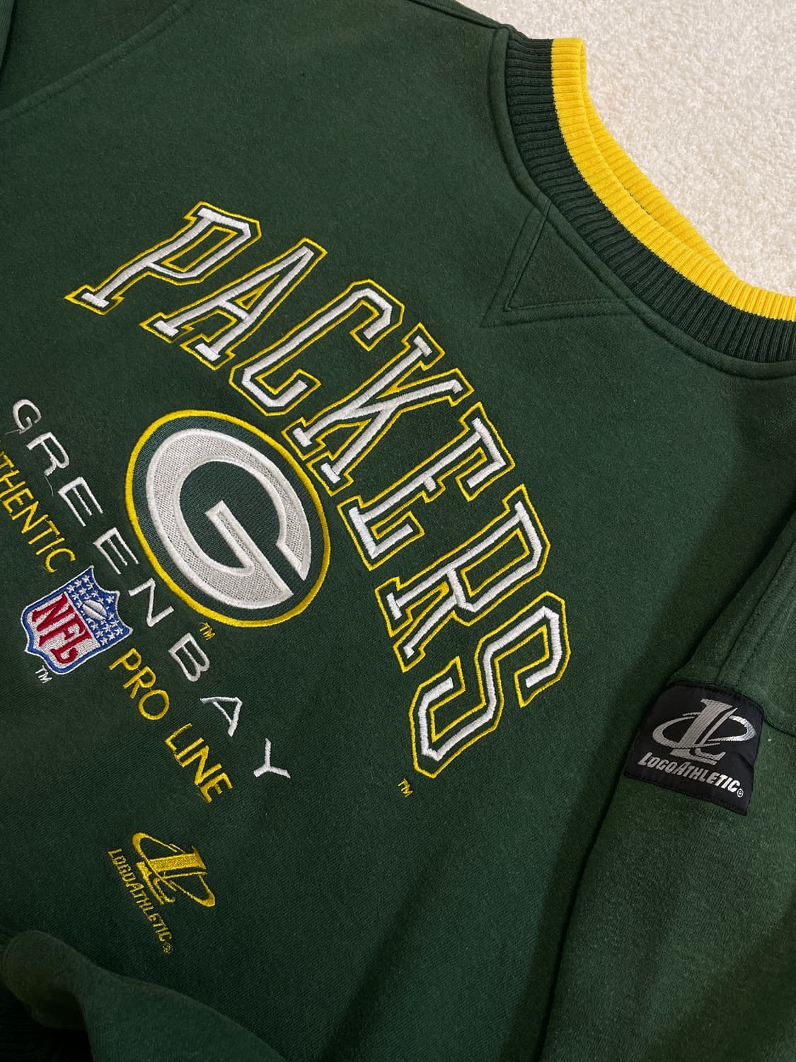 Logo Athletic Green Bay Packers 스웻 상품이미지2