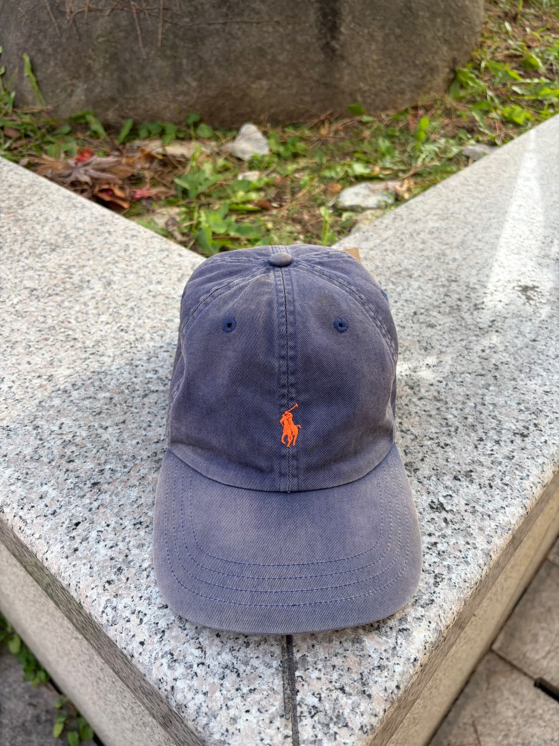 90s Polo RL 폴로 랄프로렌 페이딩 볼캡 (navy) 상품이미지1