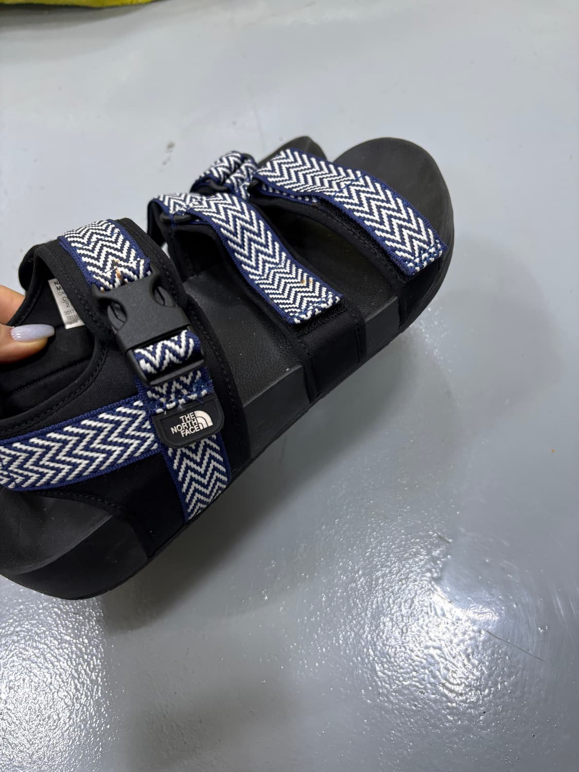 27CM 노스페이스 캠프리판 샌들 블루 0304J 상품이미지4