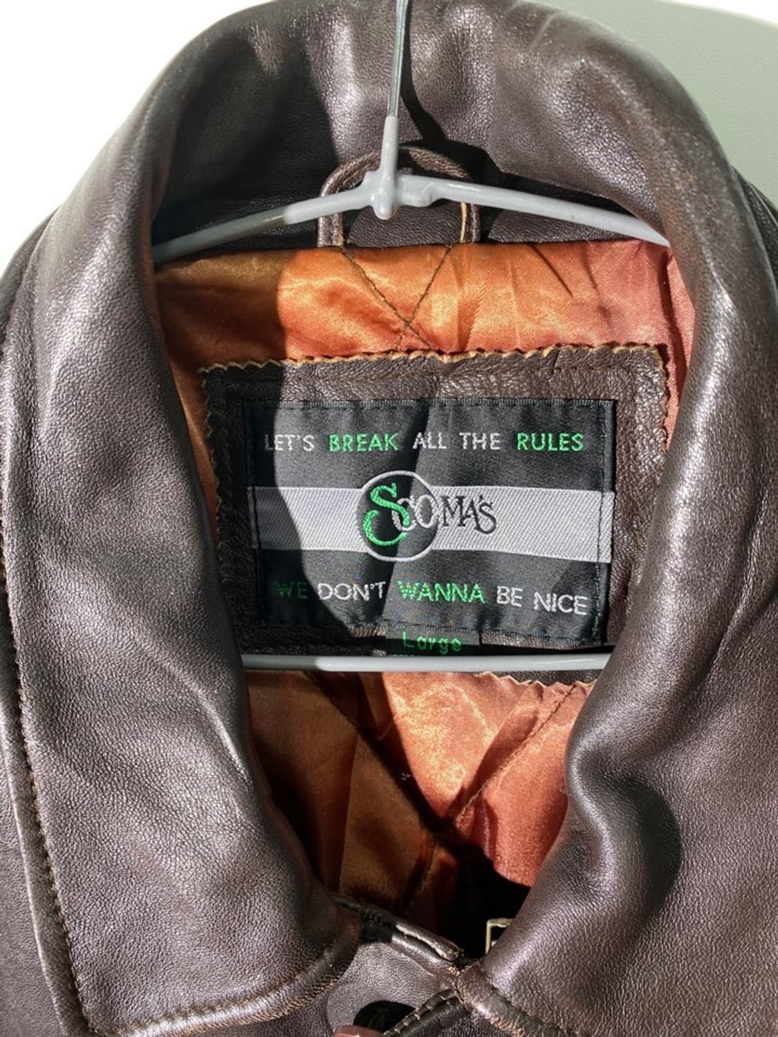 scomas 리얼 레더 롱 자켓 상품이미지3