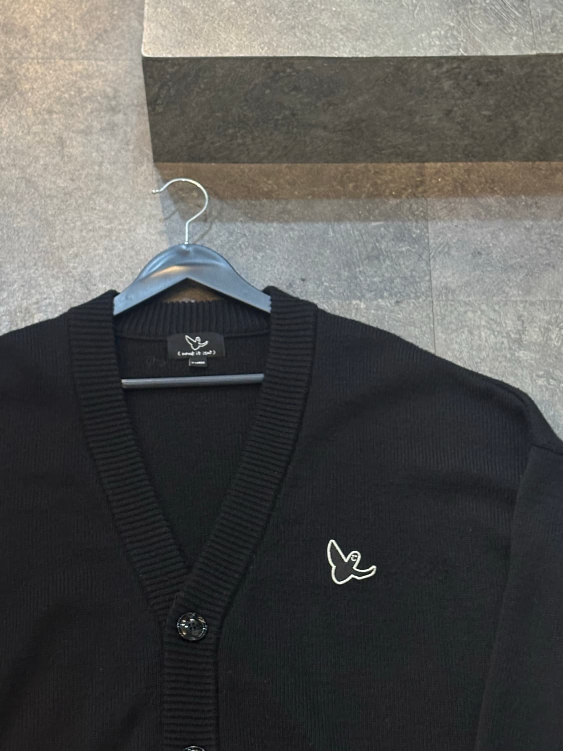 와릿이즌 가디건 블랙 XL사이즈 상품이미지4