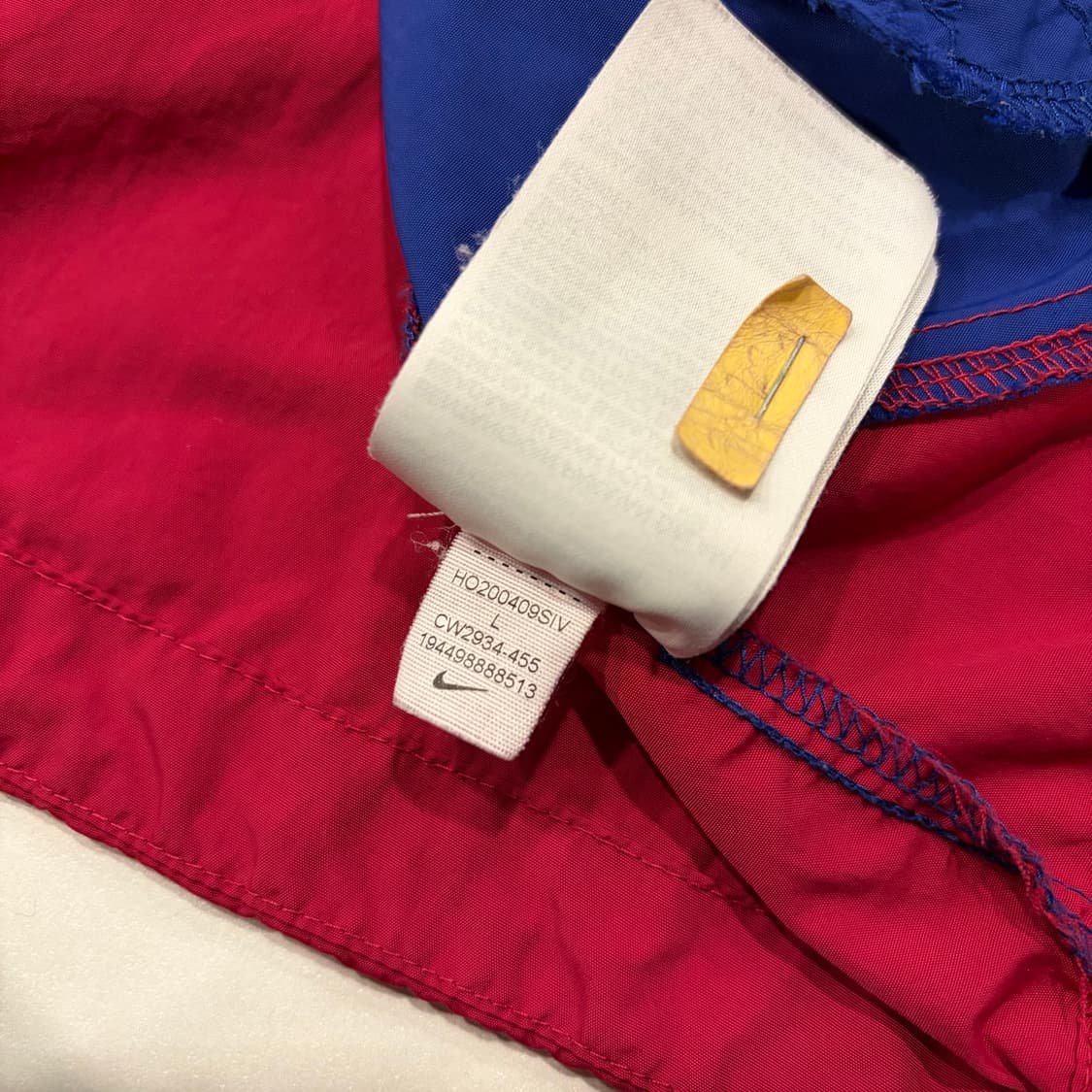 [L] 나이키 FC 바르셀로나 아노락 바람막이 블루/레드 D519 상품이미지8