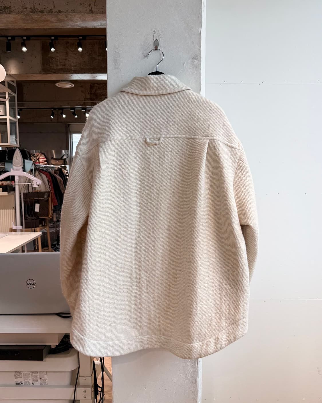 아크네 스튜디오 아이보리 트윌 오버 자켓  상품이미지7