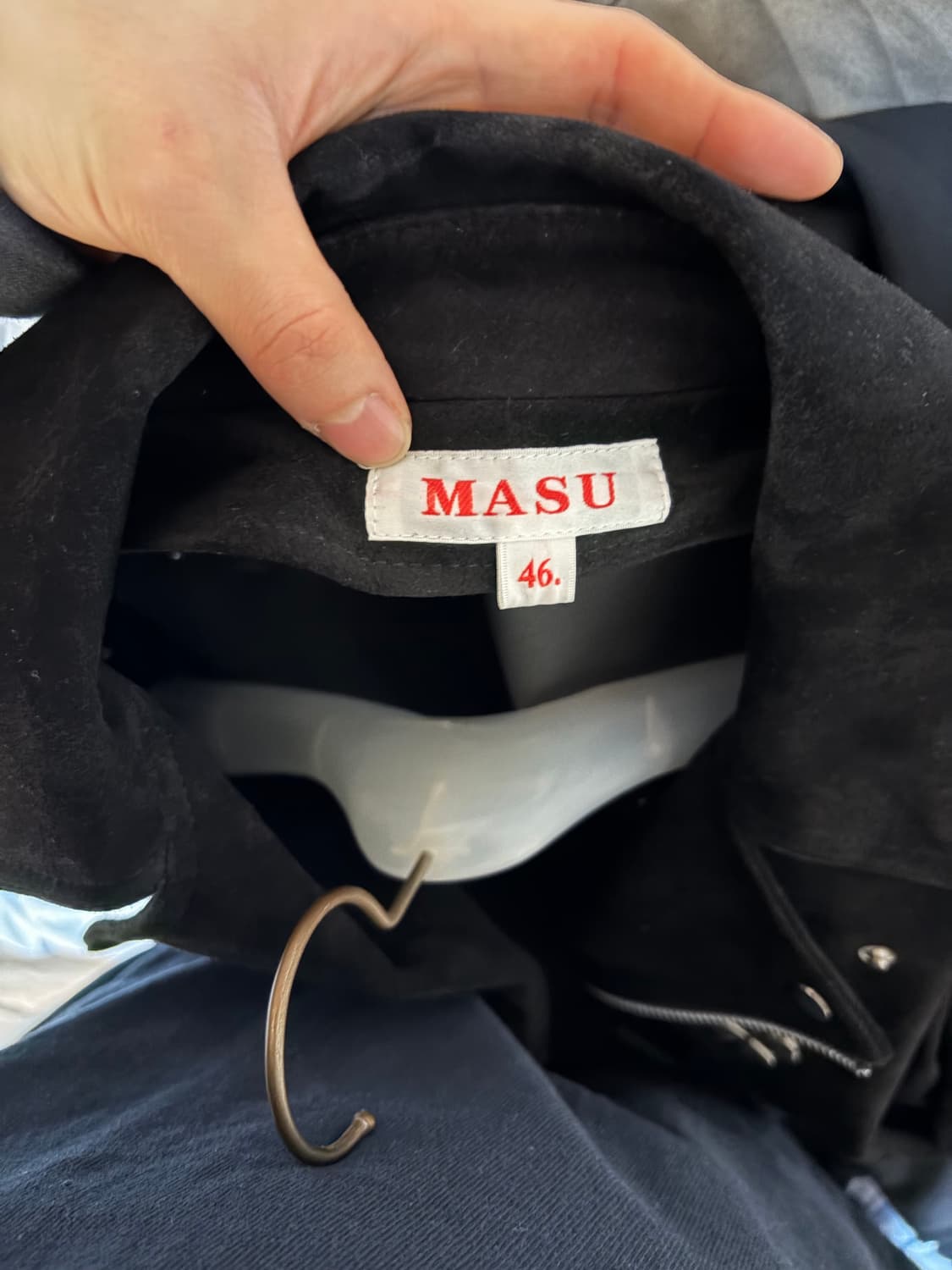 masu 마수 고트 레더 자켓 상품이미지6