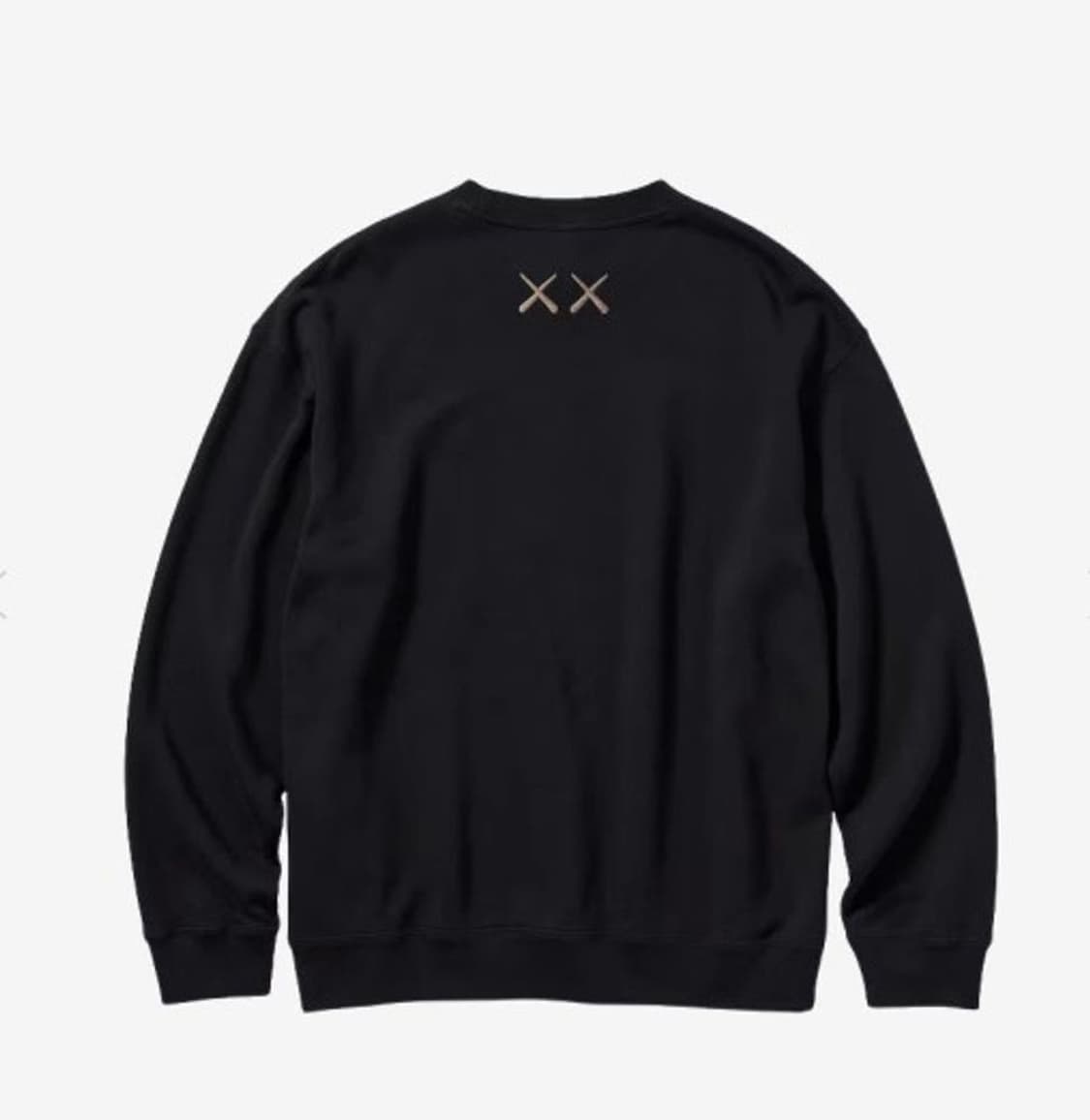유니클로 KAWS 카우스 블랙 스웨트 셔츠 2XL 상품이미지2