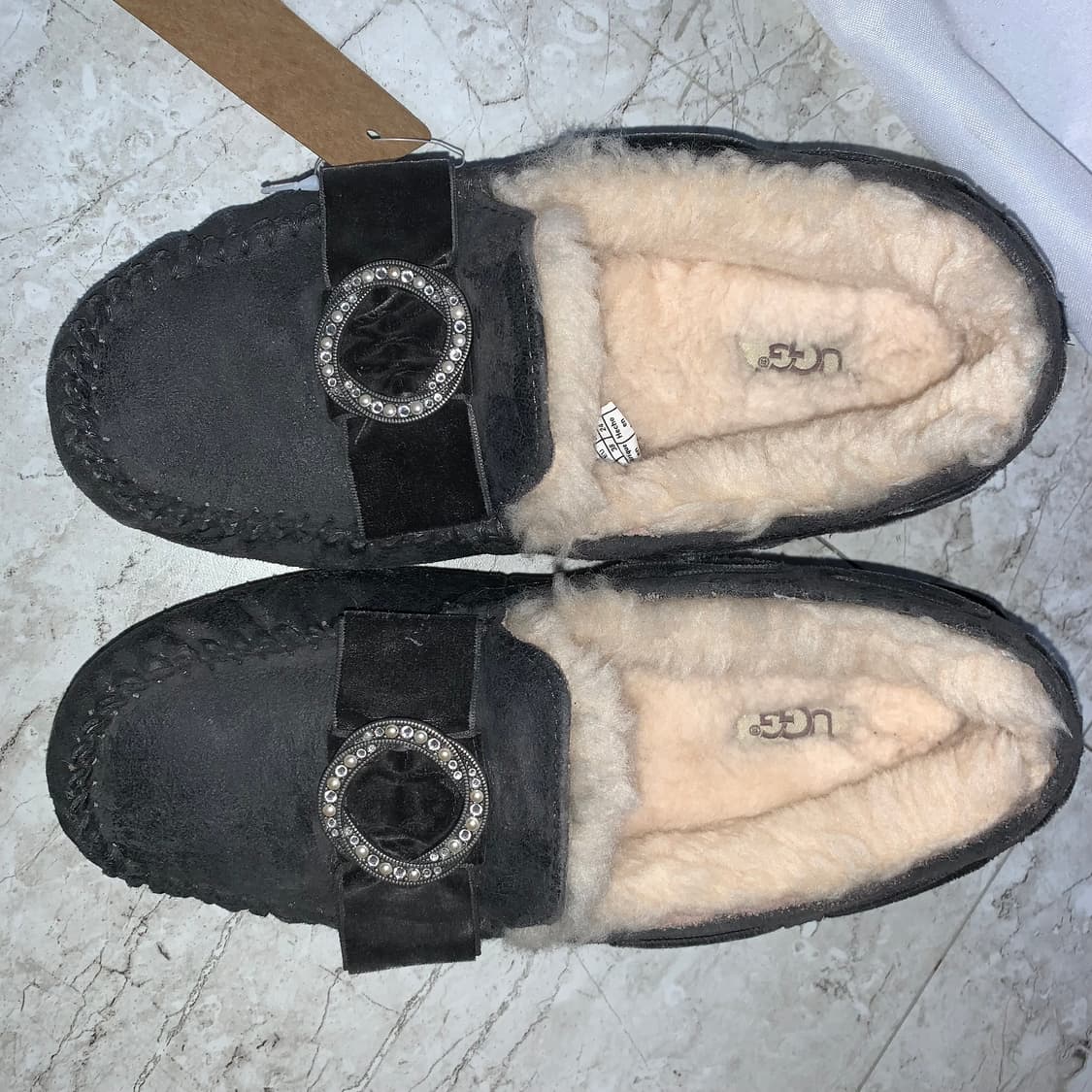 어그 빈티지 양털 안감 로퍼 240 모리걸 여성 플랫슈즈 상품이미지2