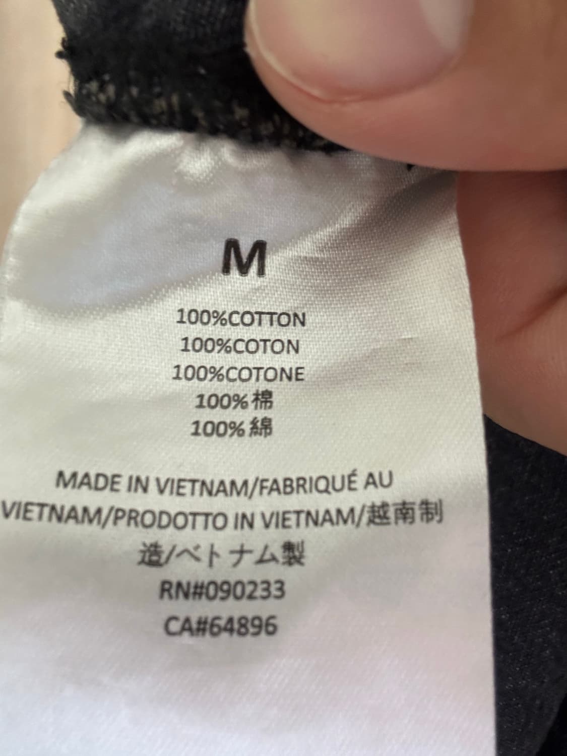 Fear of God Essentials의 블랙 데님 자켓 M  상품이미지6