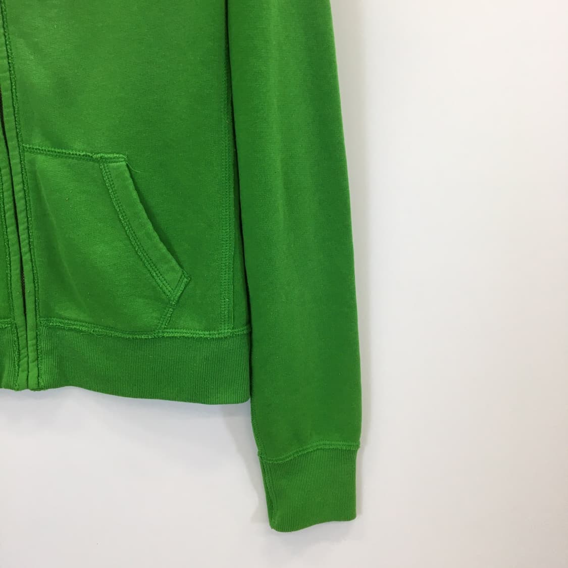 아베크롬비 Y2K 아치로고 그린 후드집업 M  상품이미지3