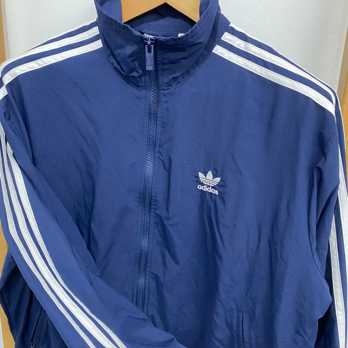 M 아디다스 네이비 바람막이 상품이미지4