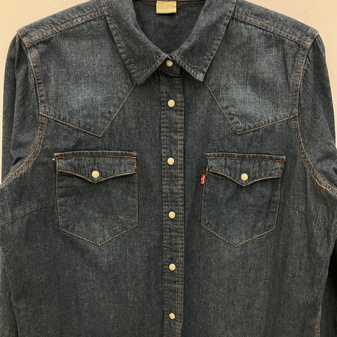 리바이스 클래식 웨스턴 데님 셔츠 L 상품이미지4