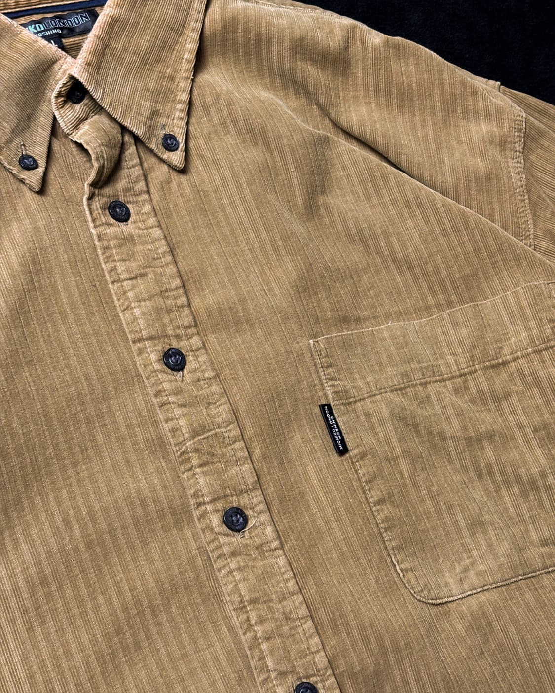 일본빈티지 MICHIKO LONDON 브라운 셔츠 상품이미지3