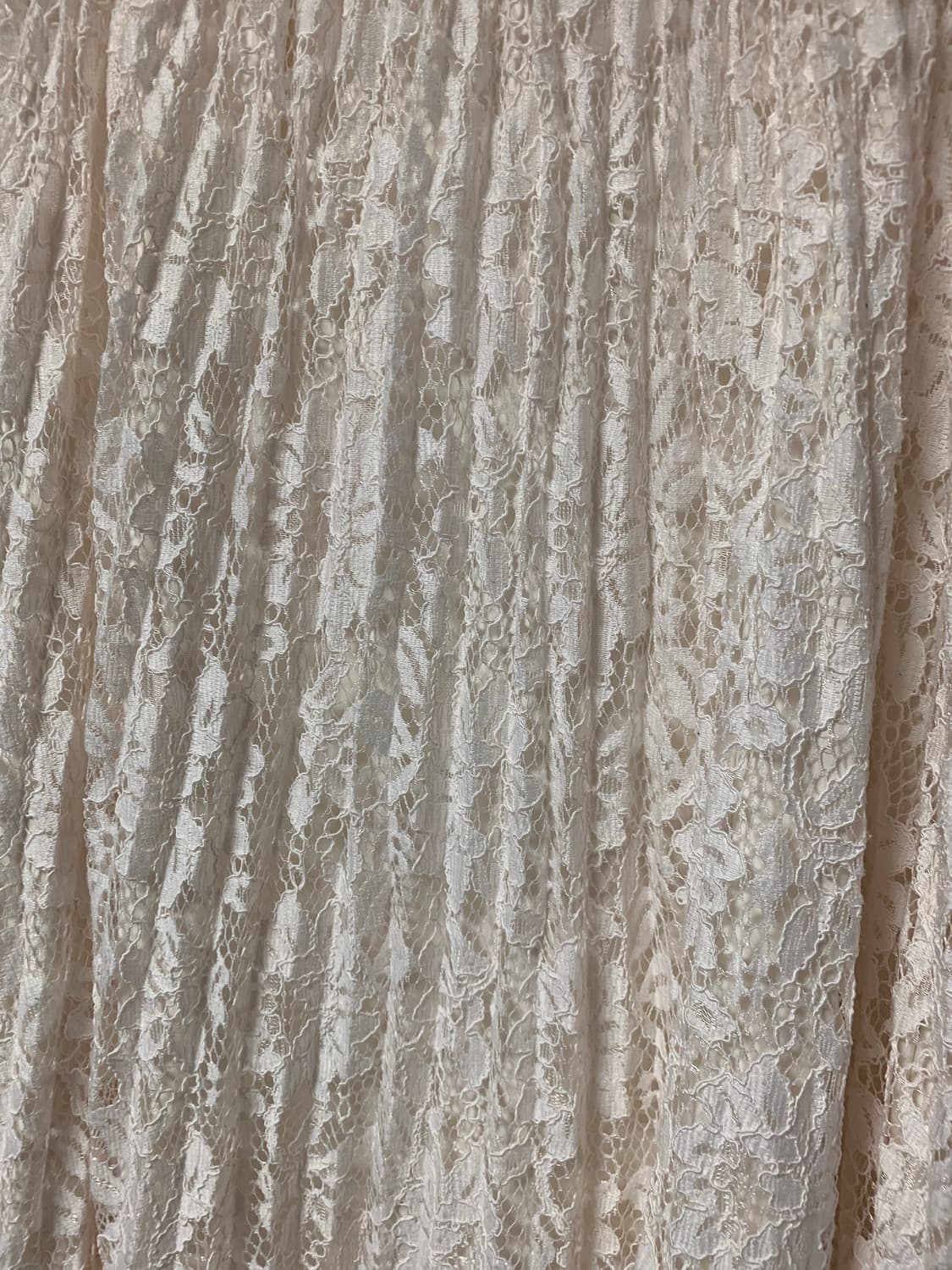 Opaqueclip 레이스 플리츠 롱스커트  상품이미지3