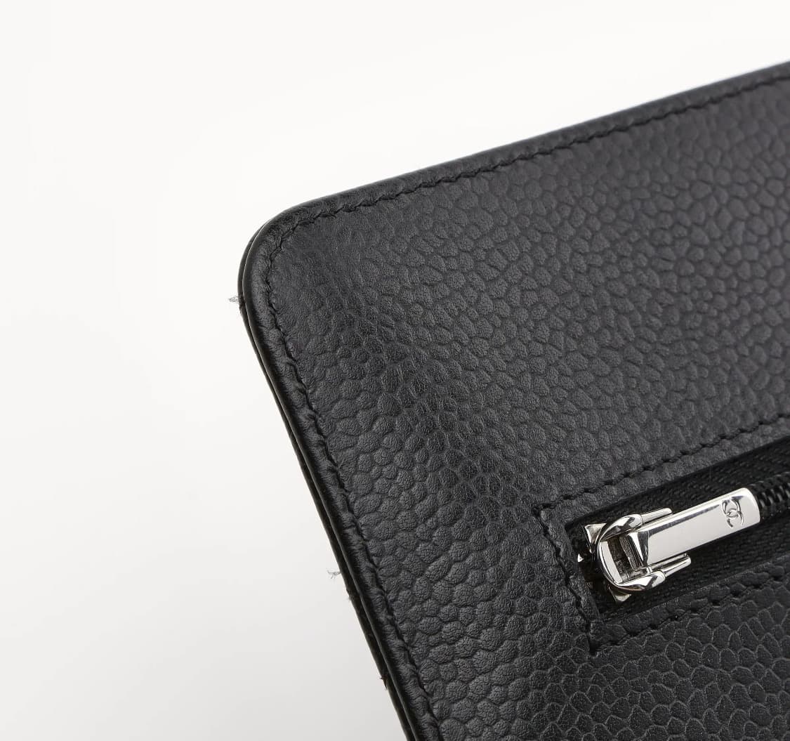 [S급] 샤넬 클래식 그레인드 카프스킨 & 실버 메탈 체인 판매합니다!! 상품이미지7