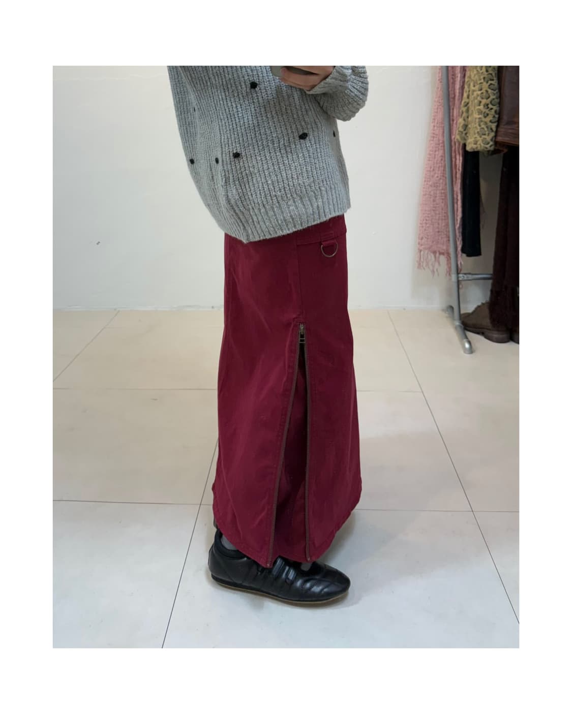 Avirex 지퍼 스커트 상품이미지8