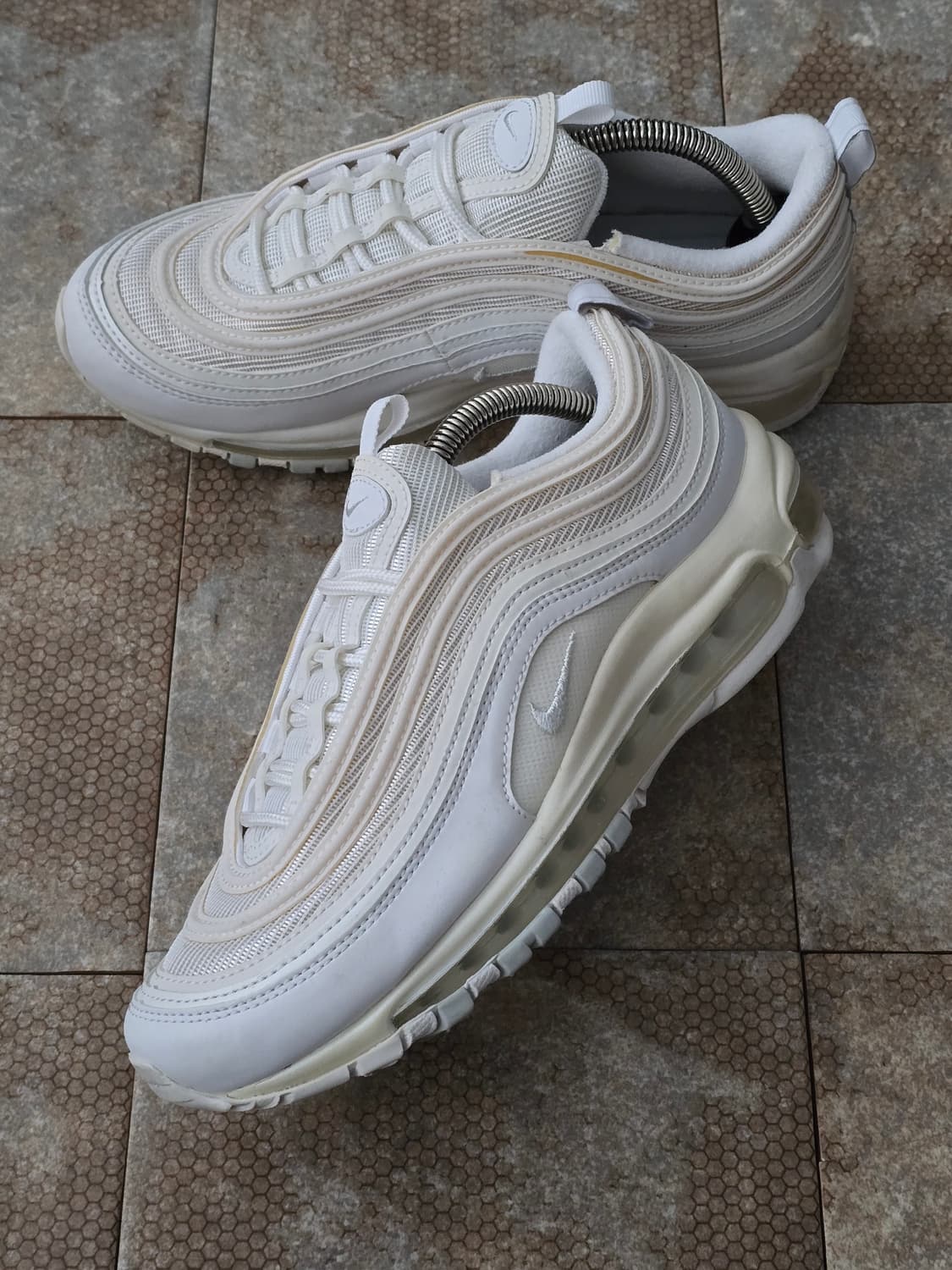 (250)나이키 에어맥스 97 트리플 화이트 상품이미지3