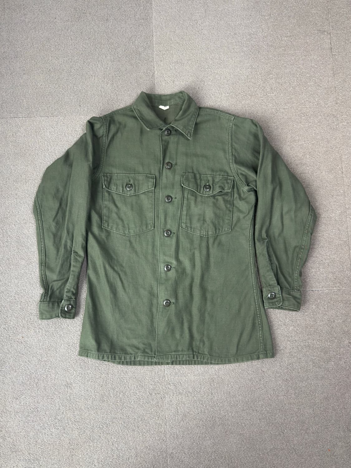 70s 미군 오리지널 OG-107 유틸리티 셔츠 상품이미지1