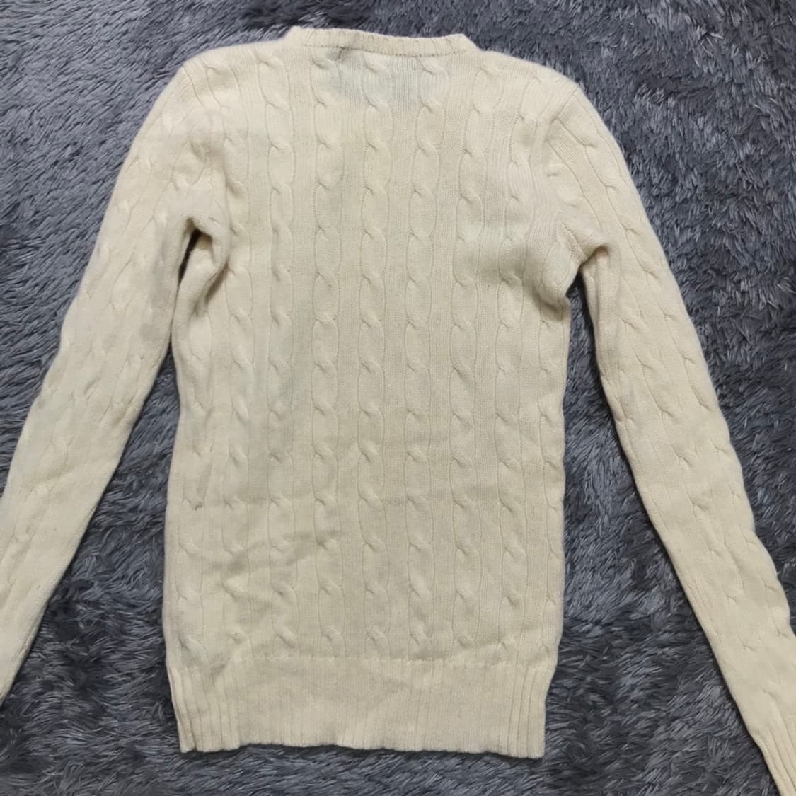 [[XS, A급] 폴로(POLO)랄프로렌 캐시미어 꽈배기 니트@253 상품이미지2