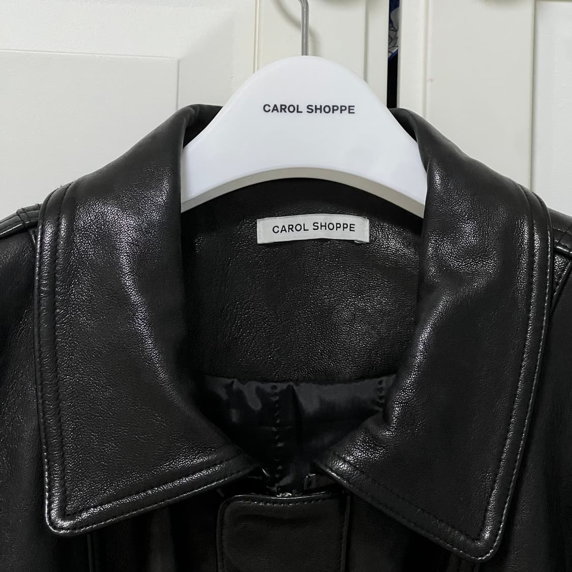 캐롤쇼페 레더 자켓 판매 / Daddy Leather Jacket 상품이미지8