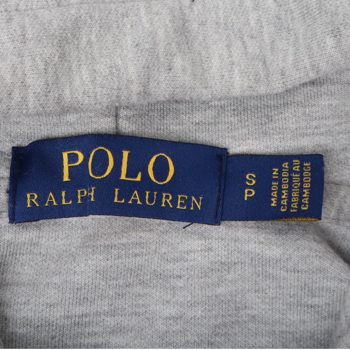 폴로 랄프로렌 헤더 그레이 코튼 폴리 후드티 상품이미지8