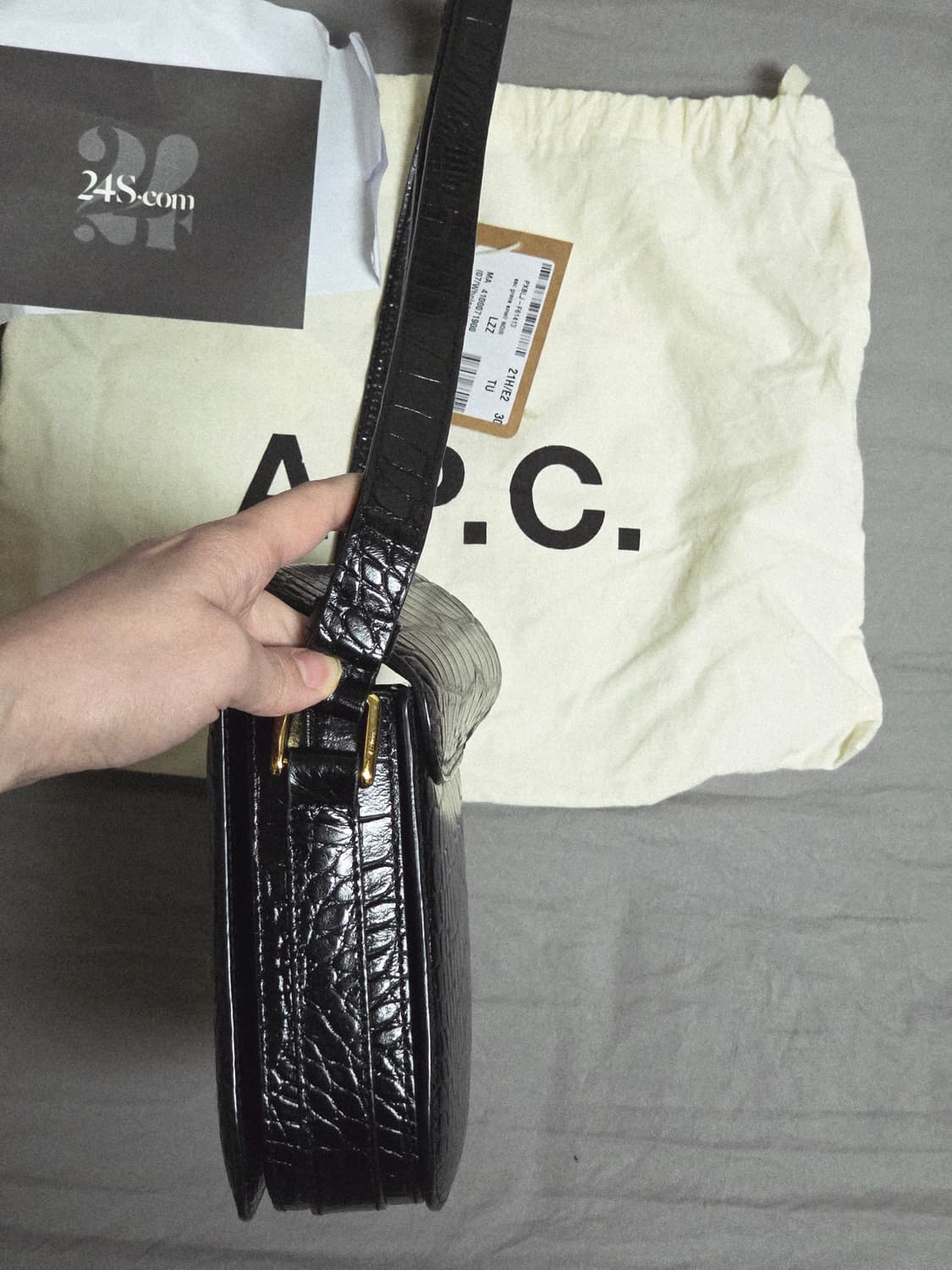 아페쎄 그레이스백 크록 블랙 느와르 상품이미지8