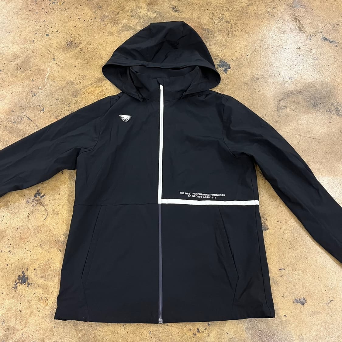 [정품/L] 다이나핏 블랙 후드 바람막이 자켓 b17 상품이미지3