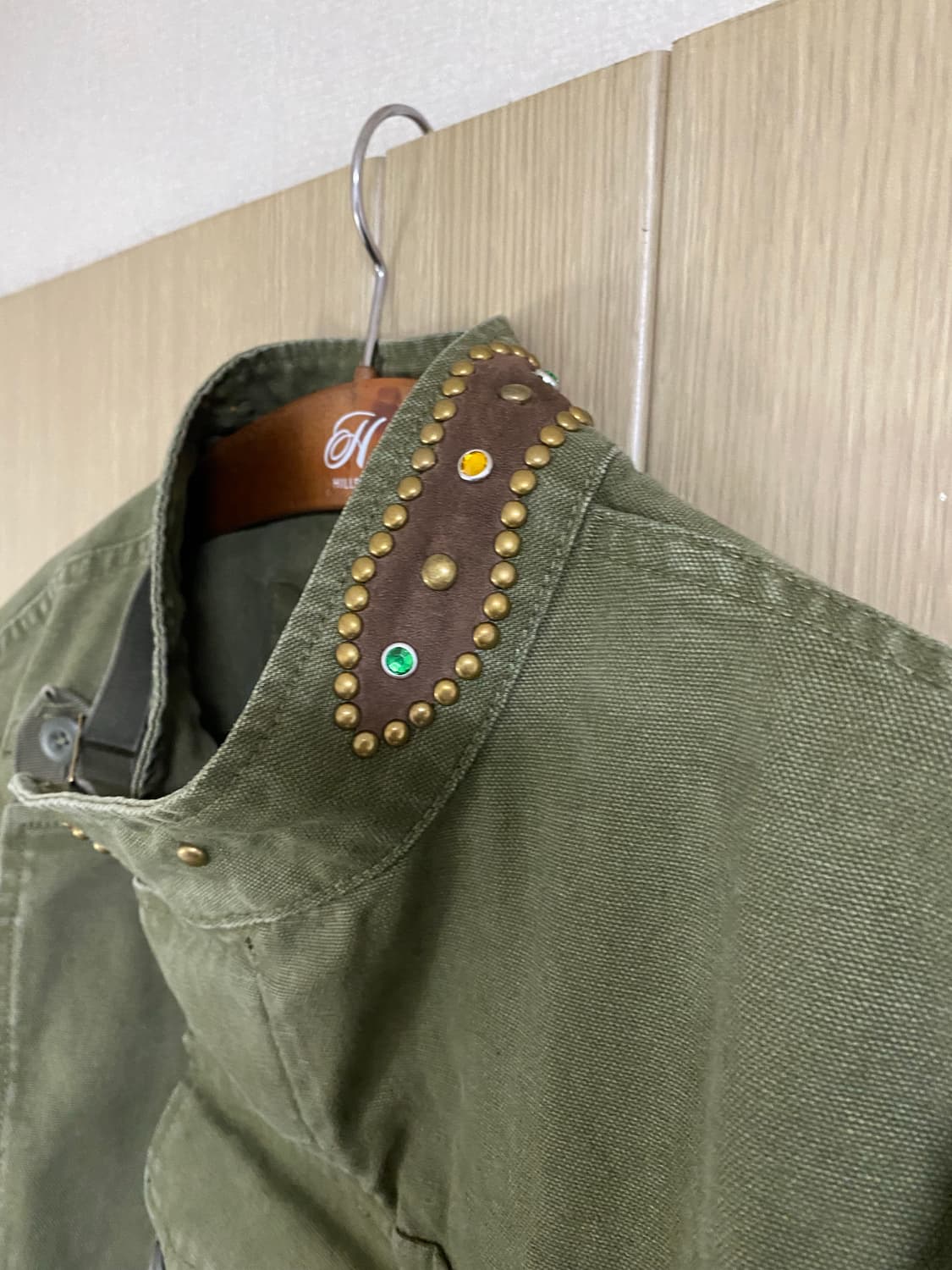 잼스톤 스터드 스웨덴 모터사이클 자켓 상품이미지2