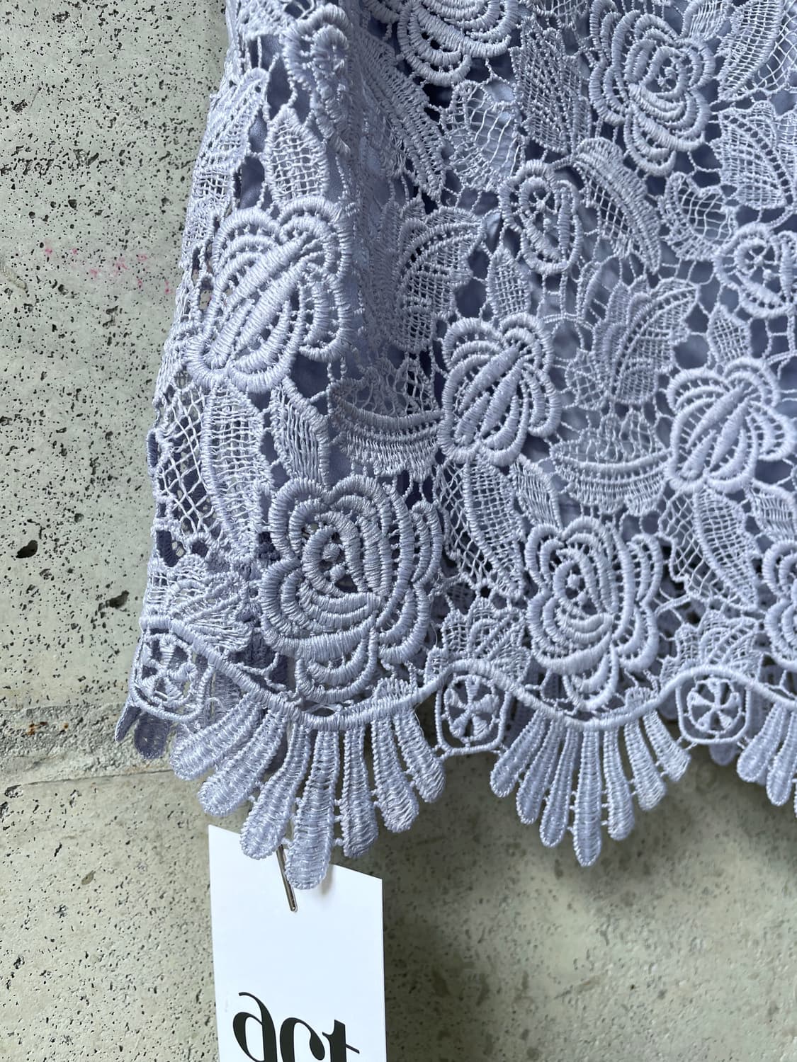 Rope 로페 레이스 스커트 라벤더 상품이미지6